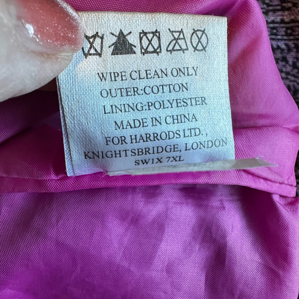 👜 Harrods “I ❤️ My Harrods Bag” Black Canvas Sequin Tote Shopper London - Picture 9 of 12